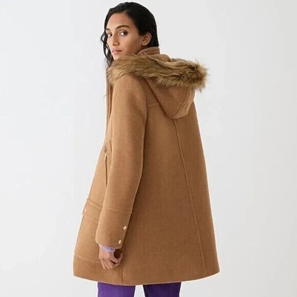 J. Crew Chateau Parka in Italian Stadium-Cloth Tan 2 - Picture 4 of 10